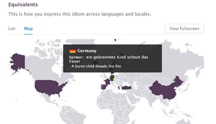 interactive map of idioms